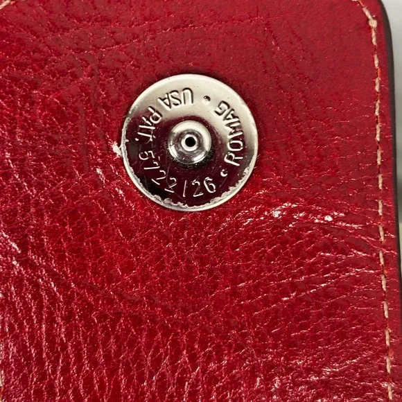 Fossil Oxblood Red Leather Shoulder Bag. Vintage 90s - Picture 9 of 17